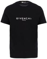 Givenchy - Vintage Signature T-shirt In Zwart - Lyst