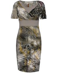 Conquista - Faux Crossover Dress - Lyst