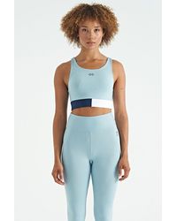 TOMMY LIFE - Crop Sleeveless Color-Block Sports Top - Lyst