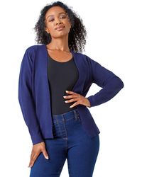 Roman - Petite Plain Stretch Cardigan - Lyst