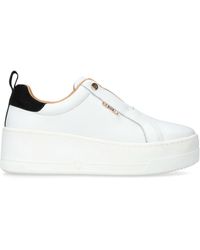 Carvela Kurt Geiger - Leather Connected Laceless Sneakers - Lyst