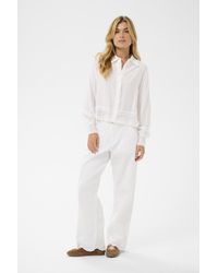 Cream - Overhemd Met Lang Mouwen Crfloriza Overhemd Met Lang Mouwen Loose Fit - Lyst