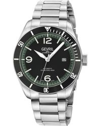 Gevril - Yorkville Swiss Automatic Sellita Sw200 Dial Zone, 316L Stainless Steel Watch - Lyst