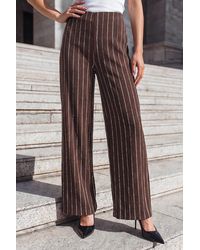Roman - Texture Stripe Trouser - Lyst