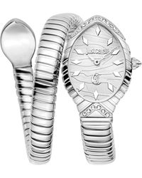 Just Cavalli - Unica Snake Quartz Dial Ladies Watch - Lyst