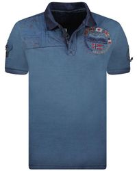 GEOGRAPHICAL NORWAY - Short-Sleeved Polo Shirt Sy1307Hgn - Lyst
