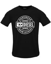 DIESEL - Circle Hardware Logo Caviar T-Shirt Cotton - Lyst