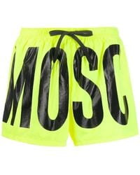 Moschino - Brand Print Logo Highlighter Short Swim Shorts - Lyst