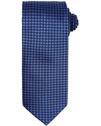 PREMIER - Puppytooth Tie (Royal) - Lyst
