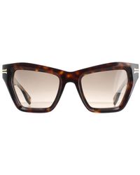 Marc Jacobs - Cat Eye Havana Crystal Gradient Mj 1001/S Sunglasses - Lyst