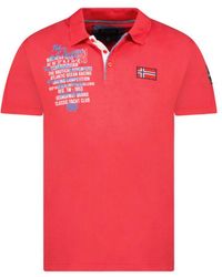 GEOGRAPHICAL NORWAY - Short-Sleeved Polo Shirt Sy1309Hgn - Lyst