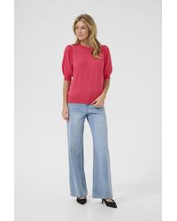 Kaffe - Pullover Regular Fit Berry - Lyst