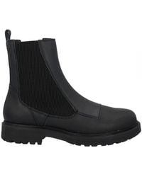DIESEL - D-alabhama Ch Black Ankle Boots - Lyst