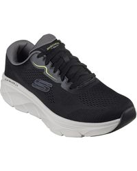 Skechers - D'Lux Walker 2.0 232714-Bklm /Lime Lace Up Shoes - Lyst
