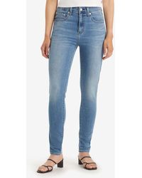 Levi's - Dames 721 High Rise Skinny Fit Jeans In Blue - Lyst