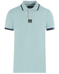 Aquascutum - Branded Shoulder Tipped Light Polo Shirt - Lyst