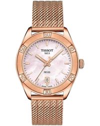 Tissot - Pr 100 Sport Chic Watch T1019103315100 Stainless Steel - Lyst