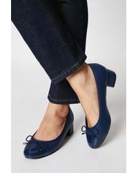 Good for the Sole - Talia Comfort Block Heel Ballet Pumps - Lyst