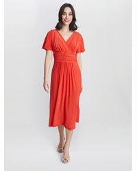 Gina Bacconi - Frieda Jersey Print Dress - Lyst