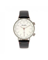 Simplify - The 3300 Leather-Band Watch - Lyst