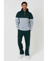 Brave Soul - Relaxed Fit Colourblock Hoodie & Wide Leg Jogger Co-Ord - Lyst