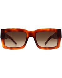 BOSS - Rectangle Light Havana Gradient 1654/S - Lyst