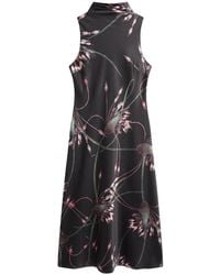 Ted Baker - Antua Printed Cowl Neck Midi Slip Dress - Lyst