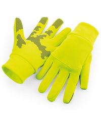 BEECHFIELD® - Softshell Sporthandschoenen Voor Volwassenen Van (fluorescerend Geel) - Lyst