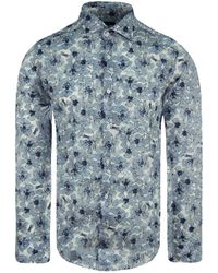 Eden Park - Paris Slim Printed Shirt - Lyst
