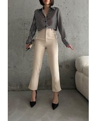 My Fashion - High Waist Pleated Tailored Trousers - Lyst