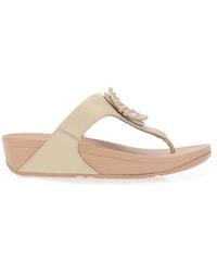 Fitflop - S Fit Flop Lulu Crystal-circlet Toe-post Sandals - Lyst