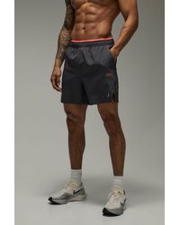 BoohooMAN - Active Perforated 5Inch Neon Shorts - Lyst