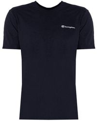 Champion - Chapion T-shirt C-neck Mannen Blauw - Lyst