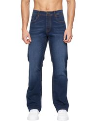 Crosshatch - Winsbury Bootcut Jeans (Dark Wash) - Lyst