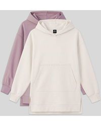 TOMMY LIFE - Oversized Printed Hooded Sweatshirt With Pocket - Lyst