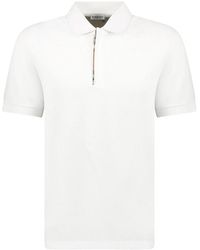 Burberry - Hartford Zip Polo Shirt - Lyst