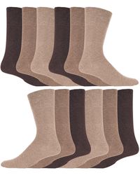 IOMI - 12 Pair Multipack Gentle Grip Top Diabetic Socks - Lyst