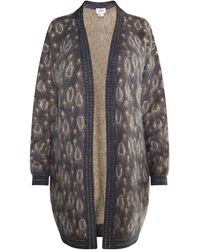 Usha - Gebreid Vest Antraciet - Lyst