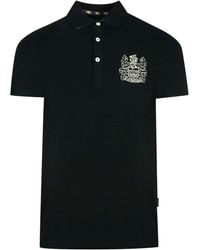 Aquascutum - Aldis Crest Chest Logo Polo Shirt Cotton - Lyst