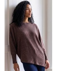 Roman - Asymmetric Hem Stretch Top - Lyst