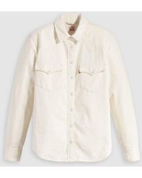 Levi's - Levi's Icy Ecru 4 The Ultimate Western Jean - Lyst
