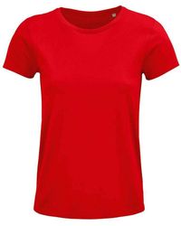Sol's - Organic Cotton Crew-Neck Tee - Lyst