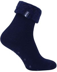 THMO - 1 Pack Soft Plush Lined Slipper Bed Socks - Lyst