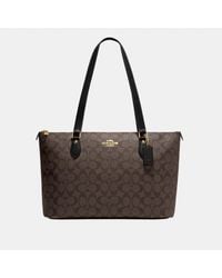 COACH - Signature New Gallery Tote Bag - Lyst