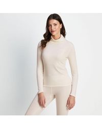 TOG24 - Meru Cashmere Touch Base Layer Roll Neck Off - Lyst