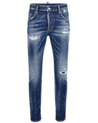 DSquared² - Super Twinky Jean Reinforced Worn Denim Wash Jeans Cotton - Lyst
