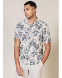 Nines - 'Erice' Short Sleeve Button-Up Printed Shirt - Lyst