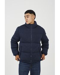 Brave Soul - Knitted Padded Jacket - Lyst