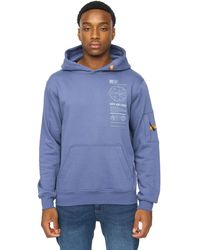 Duck and Cover - Ashland Hoodie (Denim) - Lyst