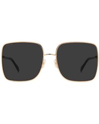 Jimmy Choo - Aliana Rhl Ir Sunglasses Metal - Lyst